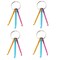 4 Sets Mini Keychain Aluminum Crochet Hooks Knitting Needles 3 Sizes/Set (3mm,4mm,5mm)